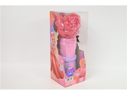 BARBIE lalka Kwiatowa niespodz. Czerw.róża