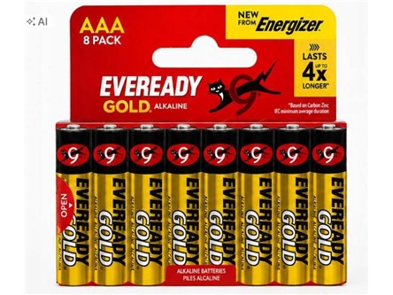 BATERIA LR03 8-pack AAA GOLD ALKALINE