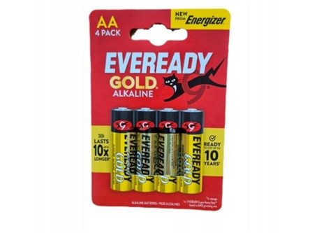 BATERIA LR6 4-pack AA GOLD ALKALINE
