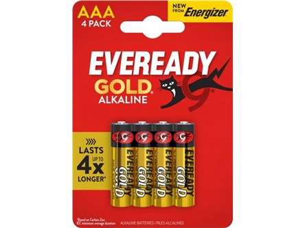 BATERIA LR03 4-pack AAA GOLD ALKALINE
