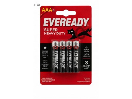 BATERIA R03 4-pack AAA HEAVY DUTY