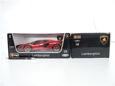 *BBURAGO matal. 1:18, Plus LAMBORGHINI SIAN FKP