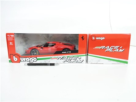 BBURAGO metal, 1:18, Ferrari R&P 296 GTB czer