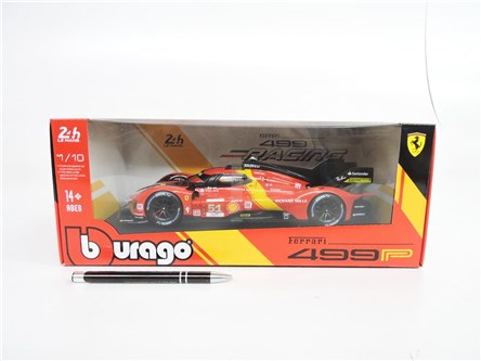 *BBURAGO metal., 1:18, FERRARI 499P LMH RED