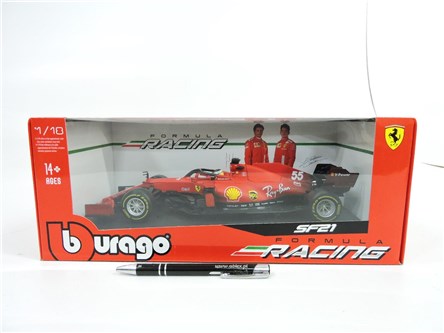 *BBURAGO metal., 1:18, FERRARI 2021 Sainz