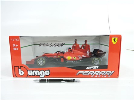*BBURAGO metal., 1:18, FERRARI 2021 Leclers