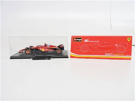 *BBURAGO metal., 1:18, FERRARI SF-24, LECLERC