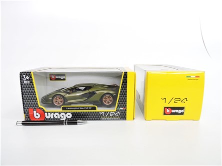 *BBURAGO metal. 1:24 LAMBORGHINI SIAN FKP 37 18cm