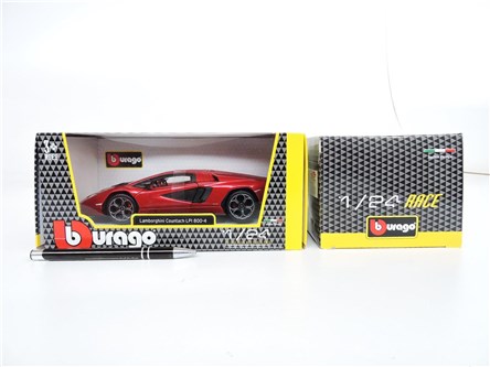 *BBURAGO metal., 1:24, LAMBORGHINI COUNTACH, czer.