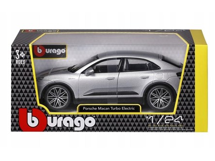 *BBURAGO metal.,1:24 Collection Porsche Macan sreb