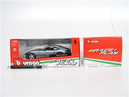 *BBURAGO metal. 1:24, FERRARI ROMA,  GREY