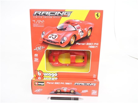 *BBURAGO metal. 1:24 Ferrari racing model zest.