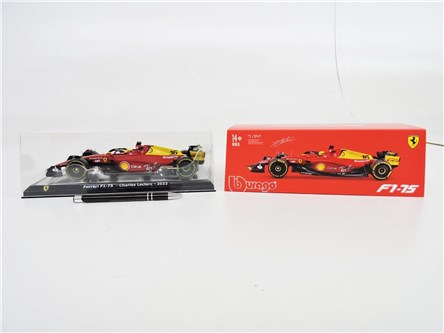 BBURAGO metal., 1:24 FERRARI F1's Charles Leclerc