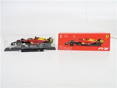 BBURAGO metal., 1:24 FERRARI F1's Carlos Sainz