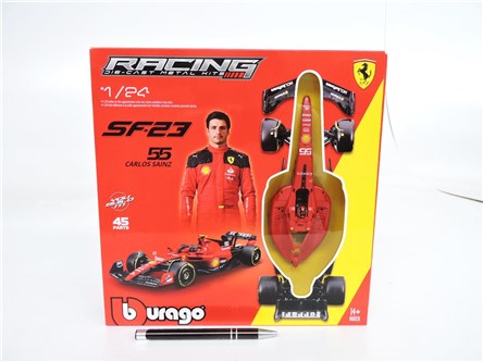 *BBURAGO metal, 1:24, FERRARI F1, zest, SF-23 Sain