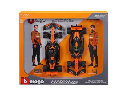 *BBURAGO metal, 1:24, Mclaren Team MCL38 2PK