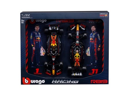 *BBURAGO metal, 1:24, Red Bull Racing RB19 2PK