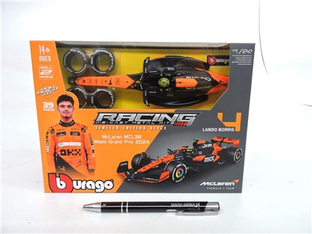 *BBURAGO metal., MCLAREN MCL38, Norris, skład.