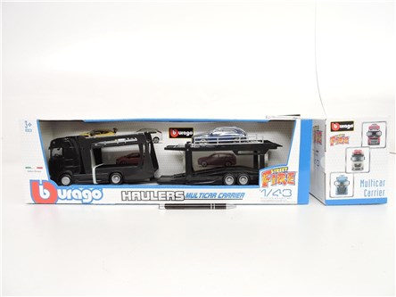 *BBURAGO metal., 1:43, MULTICAR, SCANIA + LAMBO