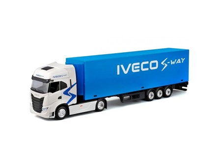 *BBURAGO metal/plast. 1:43, Ciężarówka, IVECO S-WA
