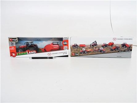 BBURAGO metal. MASSEY FERGUSON 8740S z beczkowozem