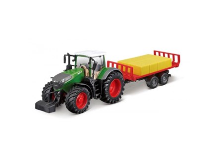 *BBURAGO metal. TRAKTOR Fent 1050 z snopkami 10cm