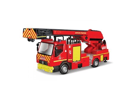 *BBURAGO metal, 1:50 FIRE TRUCK LADDER RIFFAUD