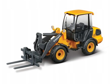 BBURAGO metal, 1:50 VOLVO L25 ELECTRIC widlak