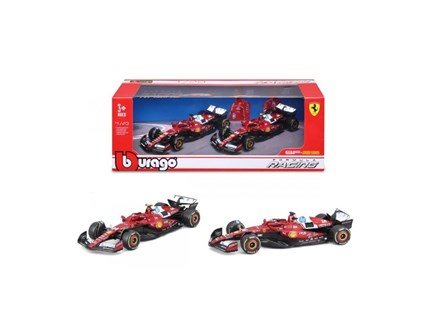 BBURAGO metal, 1:43 FERRARI FORMULA SF-25 2 pak