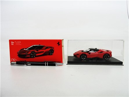 *BBURAGO metal, 1:43, FERRARI SIGNATURE SF90 red