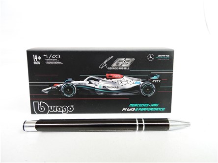 *BBURAGO metal., 1:43, MERCEDES F1 W13 E, Russel
