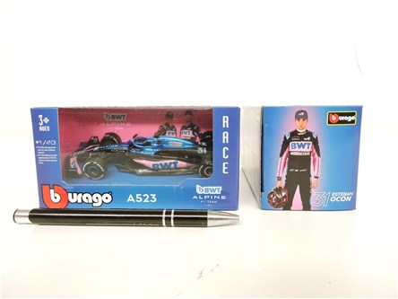 *BBURAGO metal., 1:43, RACE - ALPINE F1 TEAM, Ocon