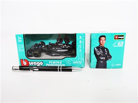 *BBURAGO metal., 1:43, RACE MERCEDES F1, Russell