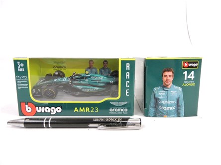 BBURAGO metal., 1:43, ASTON MARTIN, Aramco, Strol