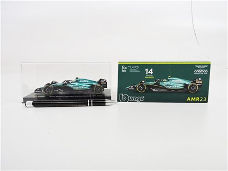 *BBURAGO metal., 1:43 Aston Martin Aamco, ALONSO