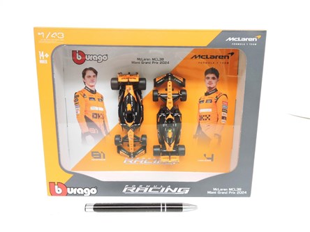 *BBURAGO metal. 1:43 Mclaren MCL38 2024 2pack