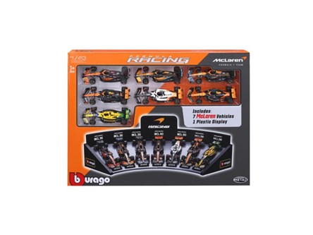 *BBURAGO metal, 1:43 FORMULA 7-PK. Mclaren