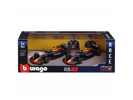 BBURAGO metal, 1:43 FORMULA 2 pak Redbull