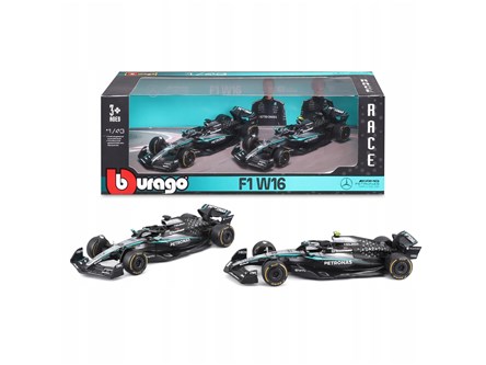 *BBBURAGO metal, 1:43 FORMULA 2 pak AMG