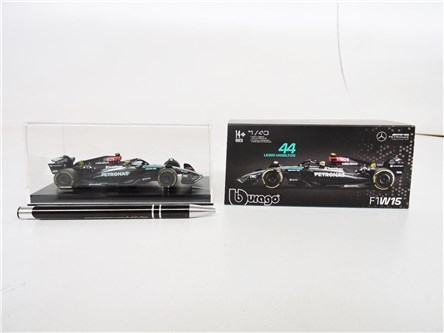 *BBURAGO metal. 1:43 Mercedes AMG petr., HAMILTON