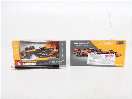 *BBURAGO metal. 1:43 F1 Mclaren MCL 38, TEAM