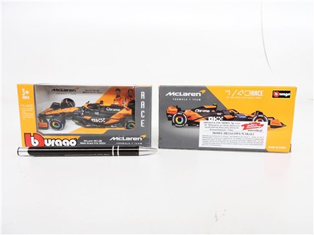 *BBURAGO metal. 1:43 Mclaren F1 MCL38, TEAM