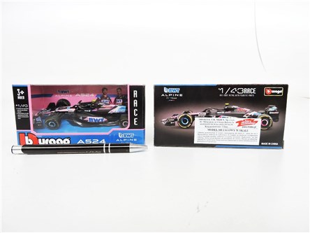 *BBURAGO metal. 1:43 Alpine A524, TEAM