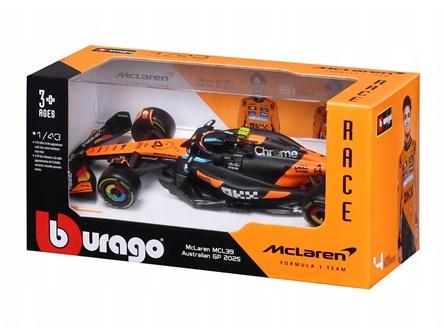 BBURAGO metal, 1:43 MCLAREN MCL39 Norris