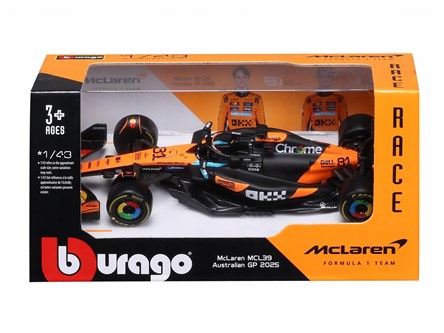 BBURAGO metal, 1:43 MCLAREN MCL39
