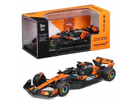 BBURAGO metal, 1:43 FORMULA Mclaren Piastri