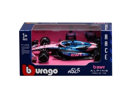 *BBURAGO metal 1:43 Alpine MONACO, Gasly