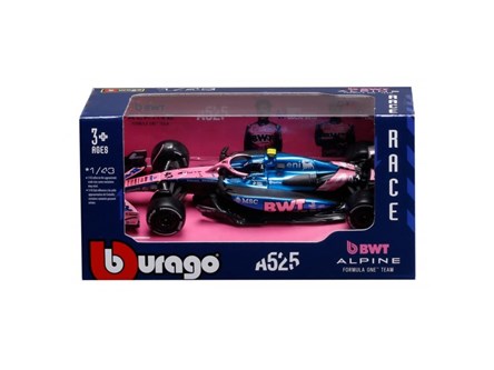*BBURAGO metal 1:43 Alpine MONACO, Colapinto