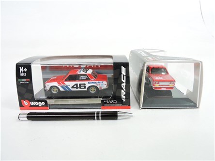 *BBURAGO metal, 1:43, Datsun 510 Bre-red