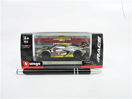 BBURAGO metal., 1:43, RACE Chevrolet corvette